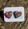 Heart shaped wood stud earring, Floral quilt patterns product 2